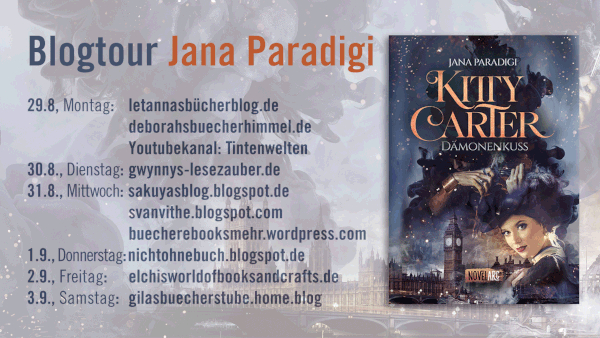 Blogtour Jana Paradigi - Kitty Carter - Dämonenkuss