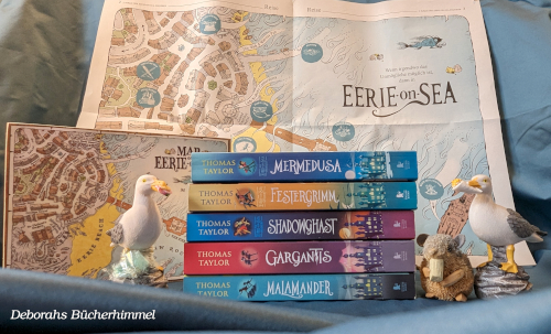 Mermedusa and the predecessor books to the Eerie-on-Sea Mysteries.