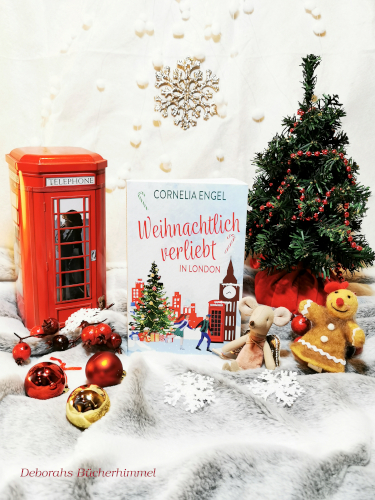 Cornelia Engel "Weihnachtlich verliebt in London" mit weihnachtlicher Deko.