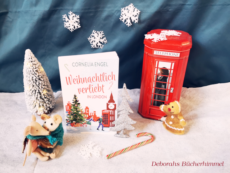 Cornelia Engel "Weihnachtlich verliebt in London" mit passender Deko.