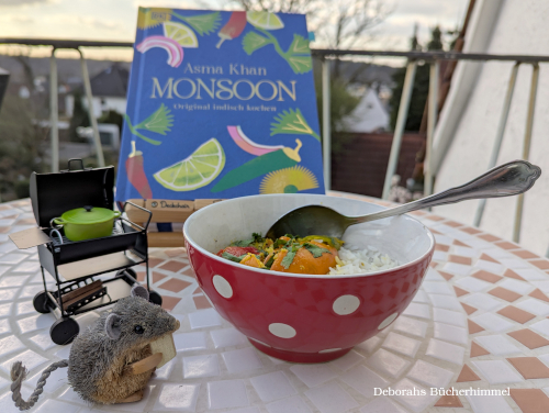Das Buch mit nachgekochtem Rezept Shimla Mirch Paneer Tarkari.
