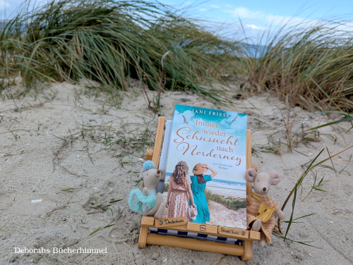 "Immer wieder Sehnsucht nach Norderney" von Jani Friese am Strand Neuharlingersiel