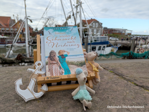 "Immer wieder Sehnsucht nach Norderney" von Jani Friese im Hafen Neuharlingersiel