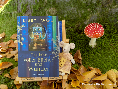 "Das Jahr voller Bücher und Wunder" von Libby Page mit eine wunderschönen Fliegenpilz.