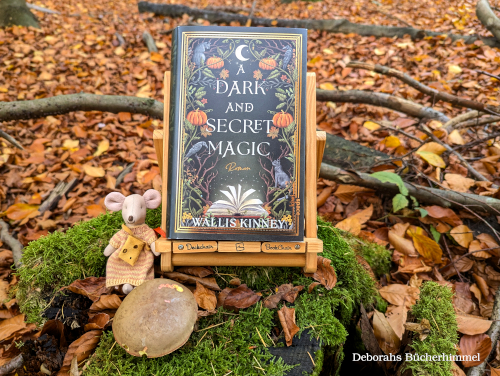 Das Buch mit Blogmaus und echtem Pilz im Lohmarer Wald.