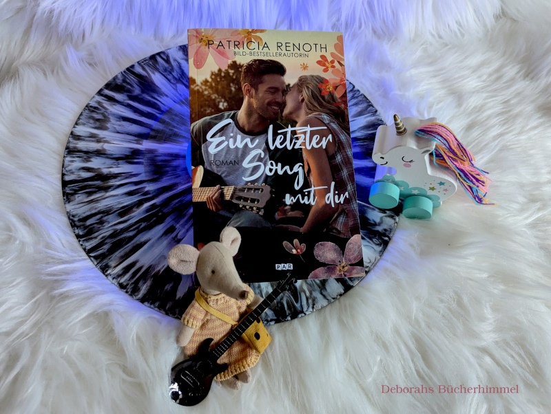 "Ein letzter Song mit dir" von Patricia Renoth mit Schallplate und Deko.